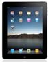 Apple iPad, a tablet computer