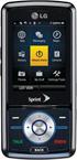 LG LX-290 Sprint Cell Phone