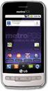 LG Optimus M MS690 MetroPCS Android Phone