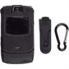 Hard Shell leather Snap-on case Motorola V3